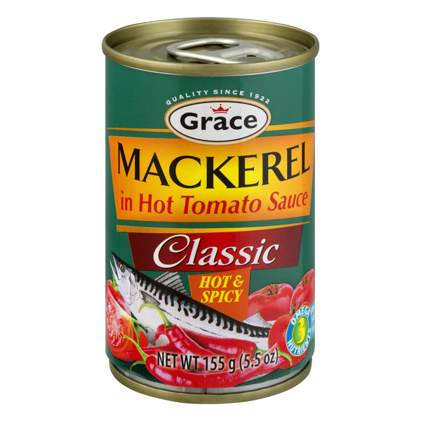 Grace Kennedy Tin Mackerel Classic Hot & Spicy